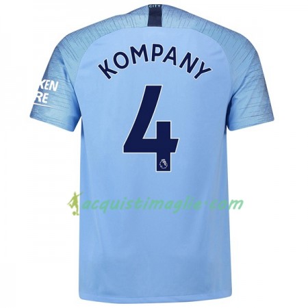 Divisa di Calcio Manchester City Kompany 4 Prima 2018/2019
